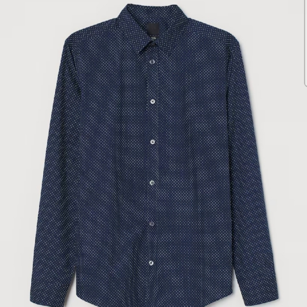H&M Navy Blue Men's Shirt